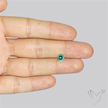 Paraiba Blue-Green Apatite Faceted Fine Gemstone
