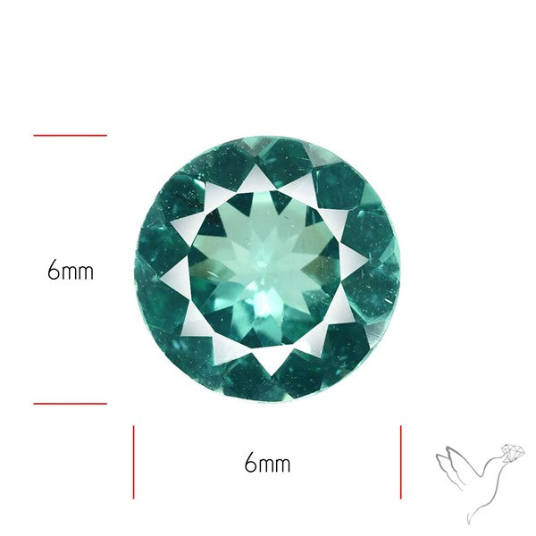 Paraiba Blue-Green Apatite Faceted Fine Gemstone