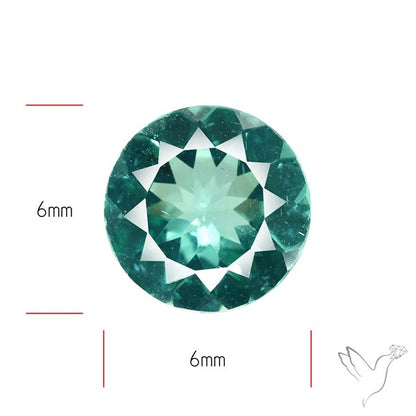 Paraiba Blue-Green Apatite Faceted Fine Gemstone