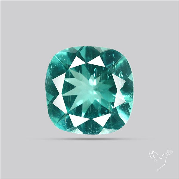 Paraiba Blue-Green Apatite Faceted Fine Gemstone