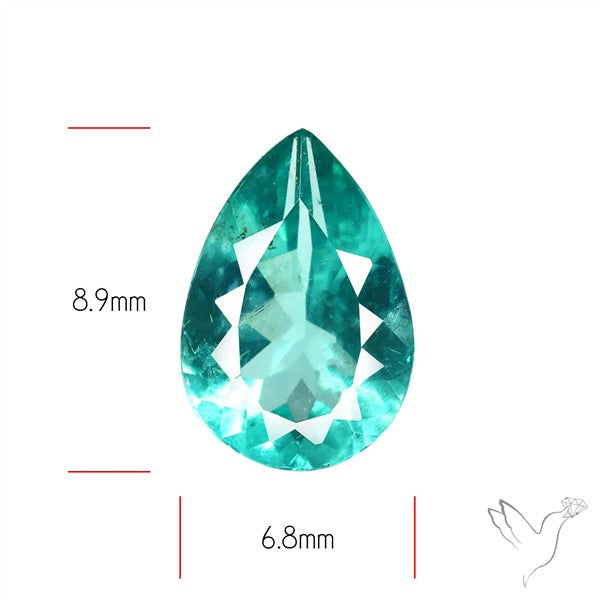 Paraiba Blue-Green Apatite Faceted Fine Gemstone