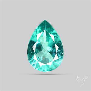 Paraiba Blue-Green Apatite Faceted Fine Gemstone