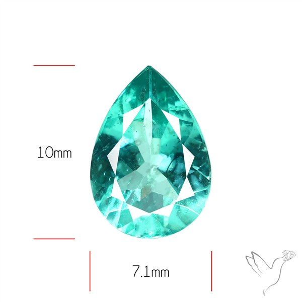 Paraiba Blue-Green Apatite Faceted Fine Gemstone