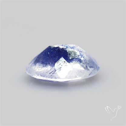 Rare Dumortierite Quartz Faceted Fine Gemstone