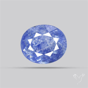 Rare Dumortierite Quartz Faceted Fine Gemstone