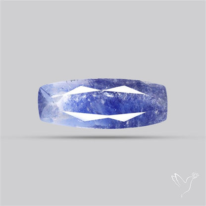 Rare Dumortierite Quartz Faceted Fine Gemstone