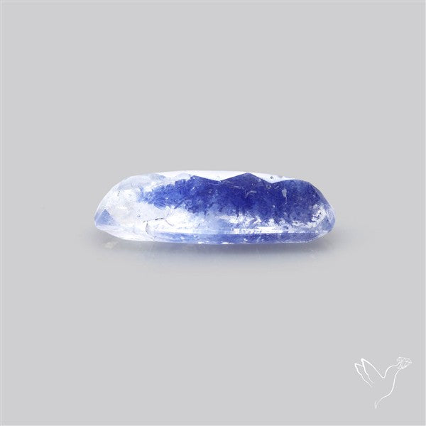 Rare Dumortierite Quartz Faceted Fine Gemstone