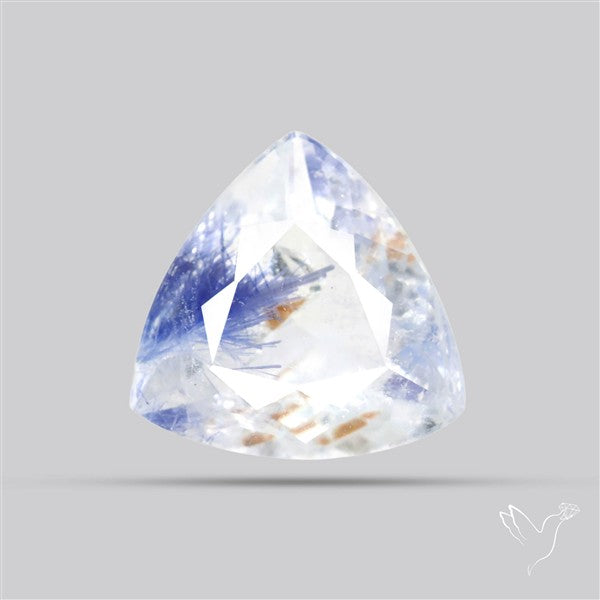 Rare Dumortierite Quartz Faceted Fine Gemstone