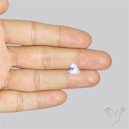 Rare Dumortierite Quartz Faceted Fine Gemstone