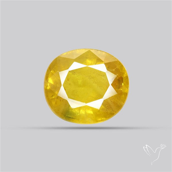 Faceted Yellow Sapphire