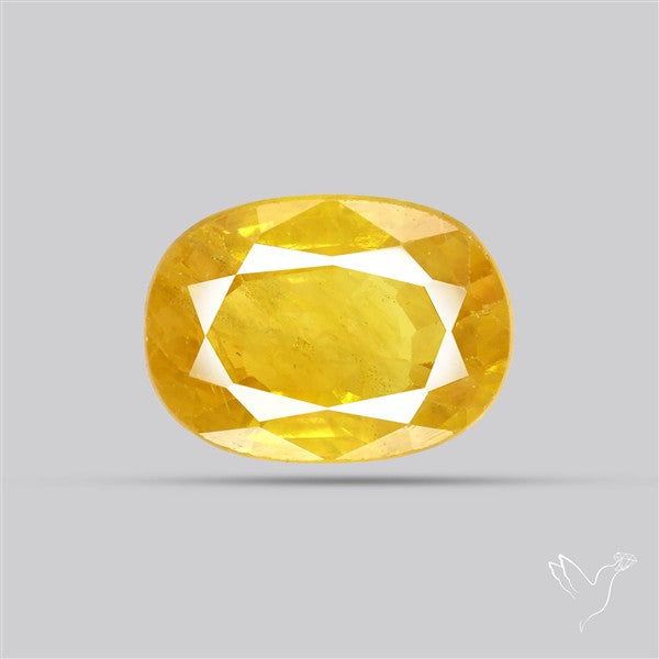 Faceted Yellow Sapphire
