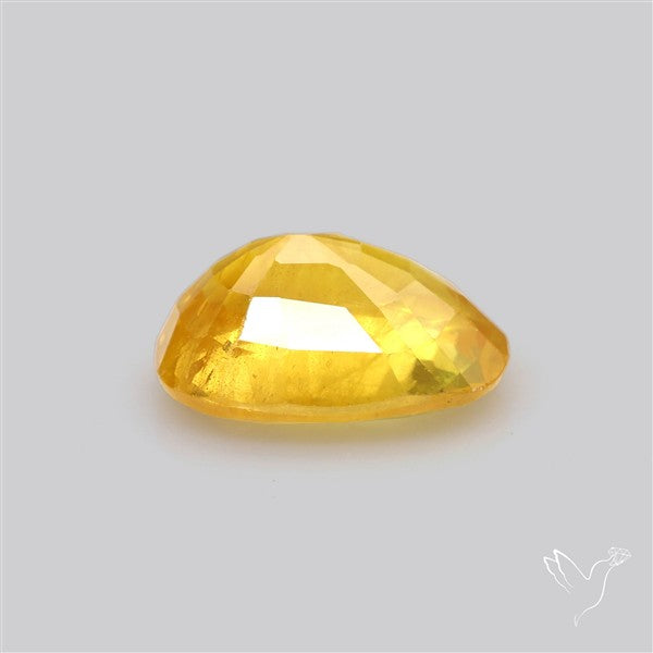 Faceted Yellow Sapphire