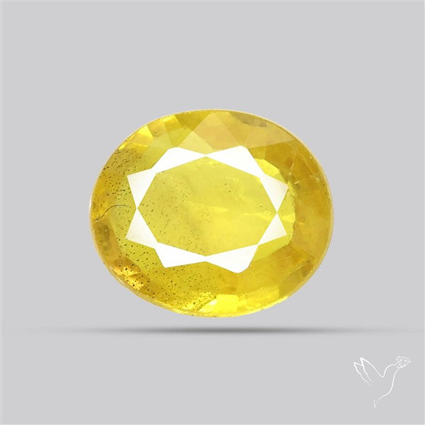 Faceted Yellow Sapphire