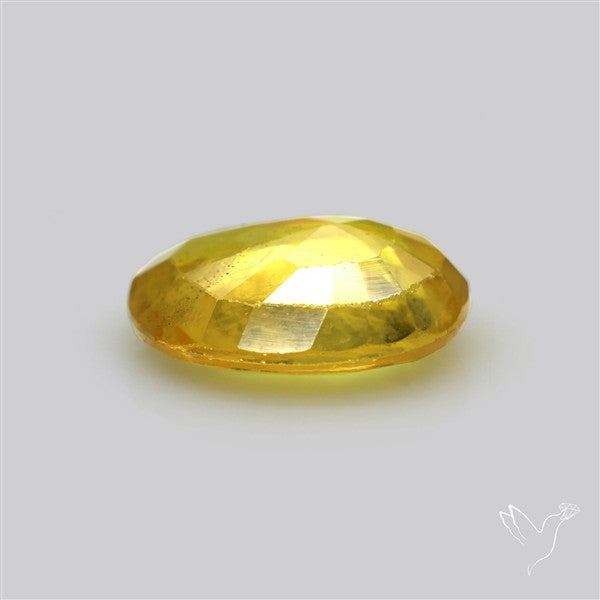 Faceted Yellow Sapphire