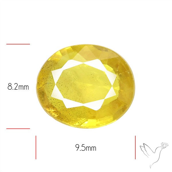 Faceted Yellow Sapphire