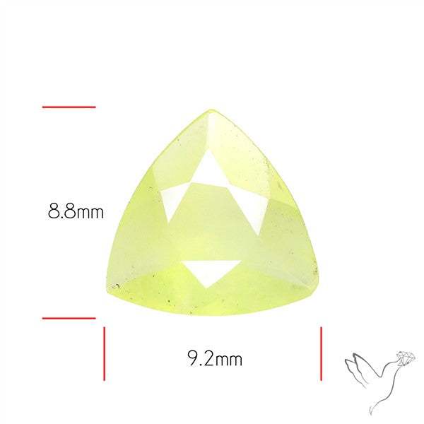 Faceted Gem Australian Prehnite