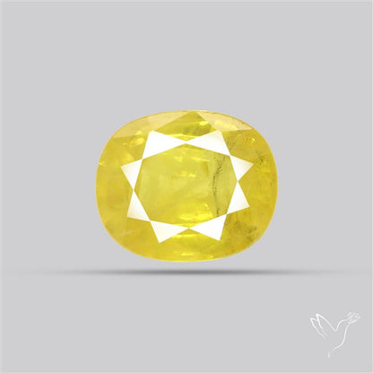 Faceted Yellow Sapphire