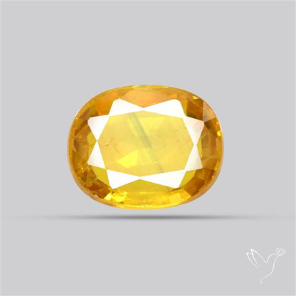 Faceted Yellow Sapphire