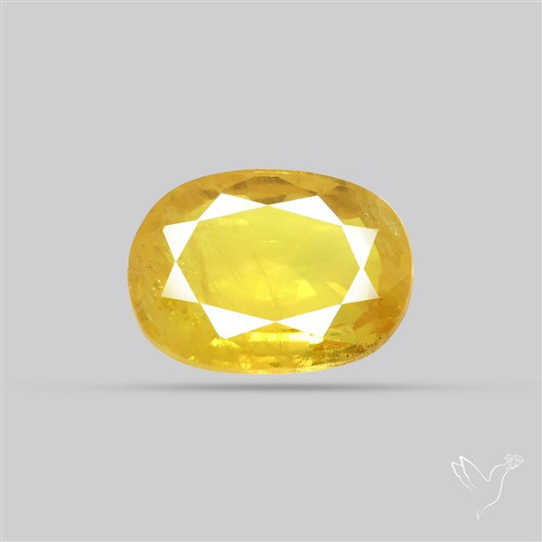 Faceted Yellow Sapphire