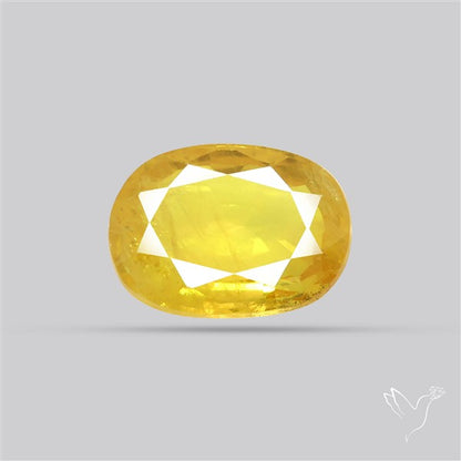 Faceted Yellow Sapphire