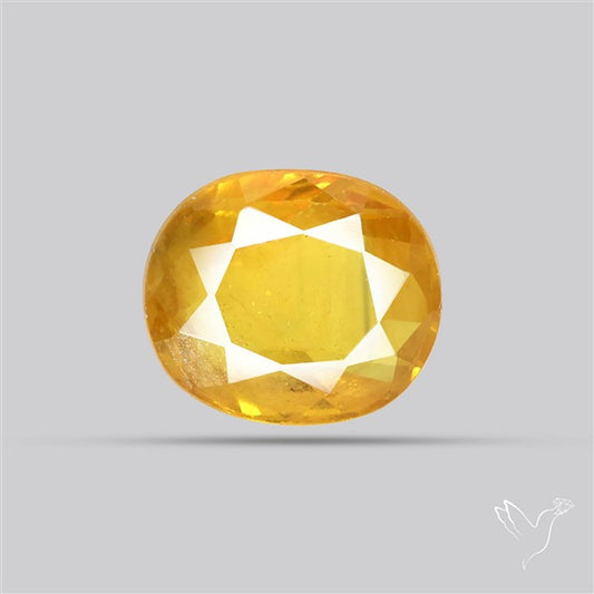 Faceted Yellow Sapphire