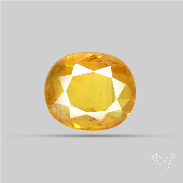 Faceted Yellow Sapphire
