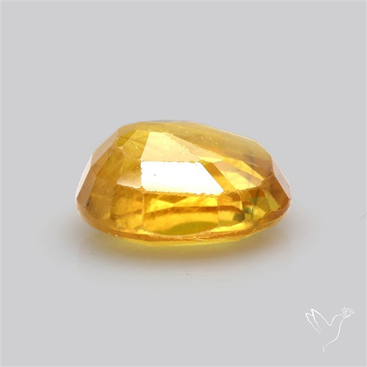 Faceted Yellow Sapphire