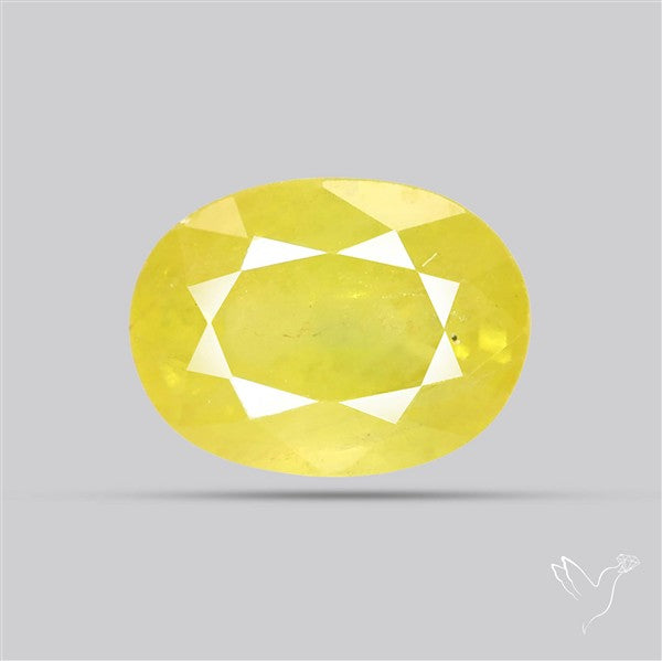 Faceted Yellow Sapphire