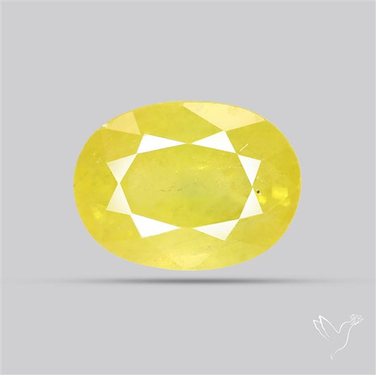 Faceted Yellow Sapphire
