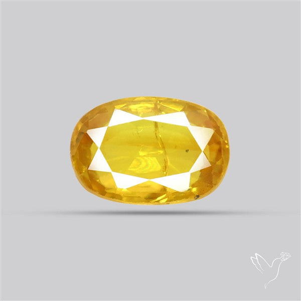 Faceted Yellow Sapphire