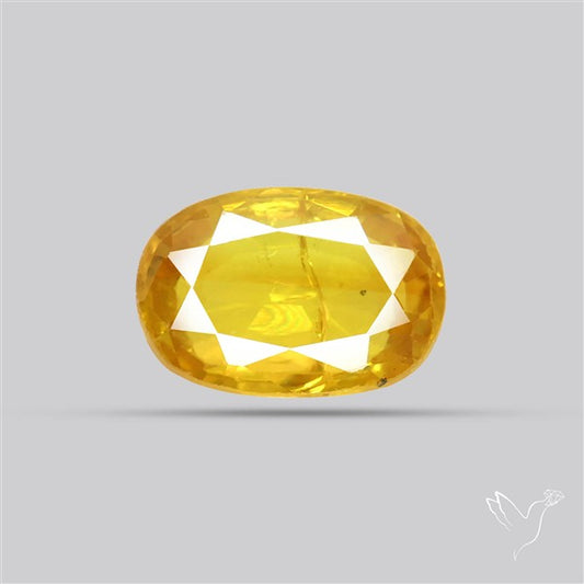 Faceted Yellow Sapphire