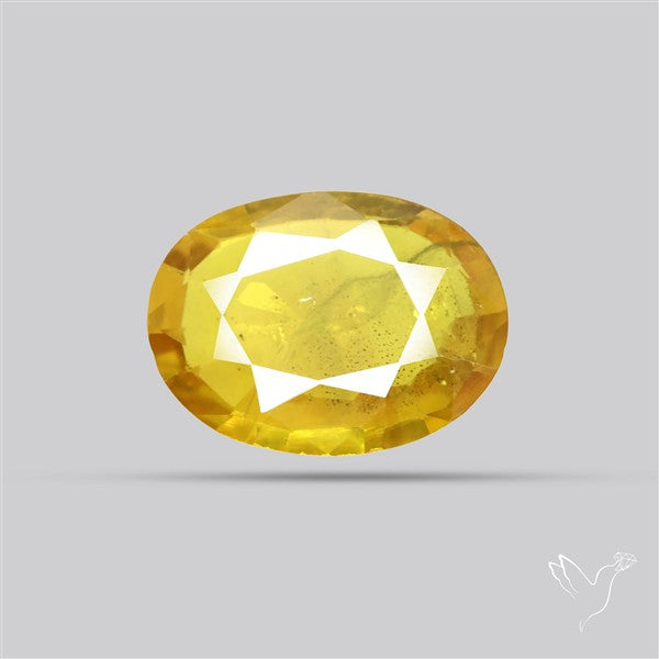 Faceted Yellow Sapphire