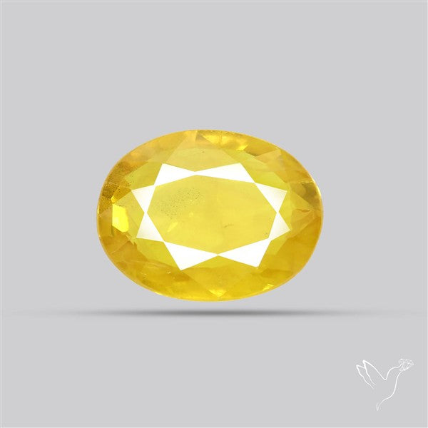 Faceted Yellow Sapphire