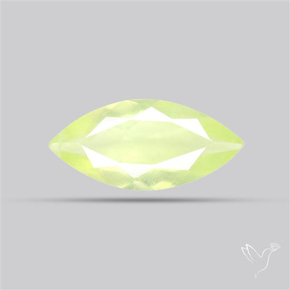Faceted Gem Australian Prehnite