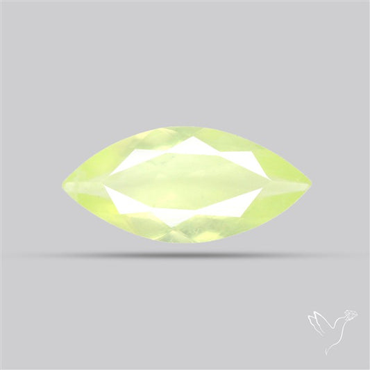 Faceted Gem Australian Prehnite