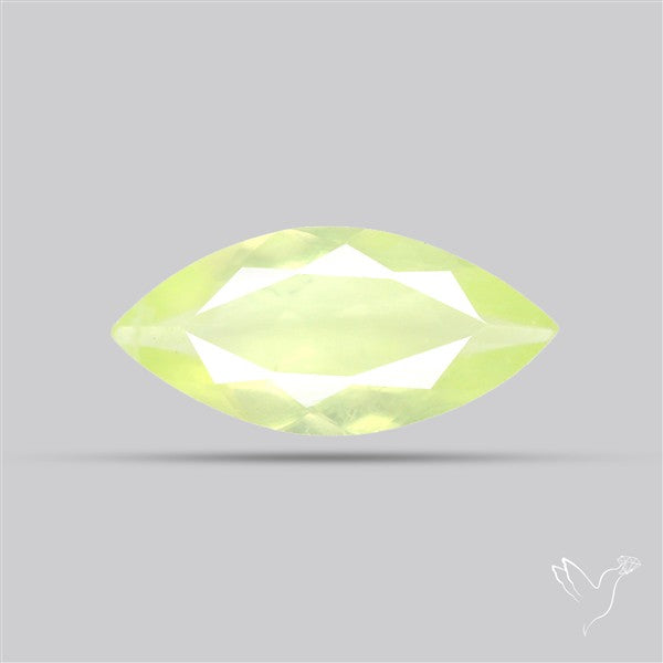 Faceted Gem Australian Prehnite