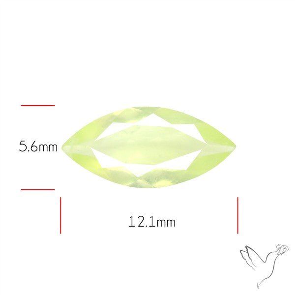 Faceted Gem Australian Prehnite