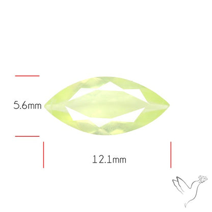 Faceted Gem Australian Prehnite