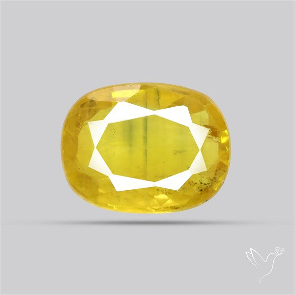 Faceted Yellow Sapphire