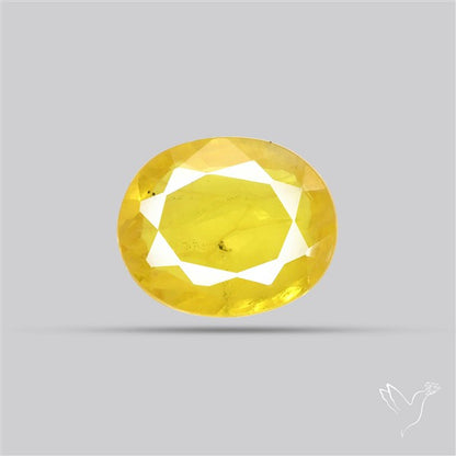 Faceted Yellow Sapphire