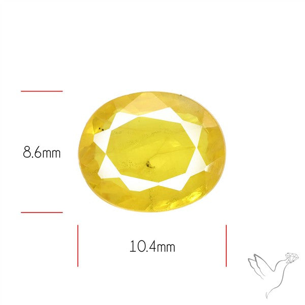 Faceted Yellow Sapphire