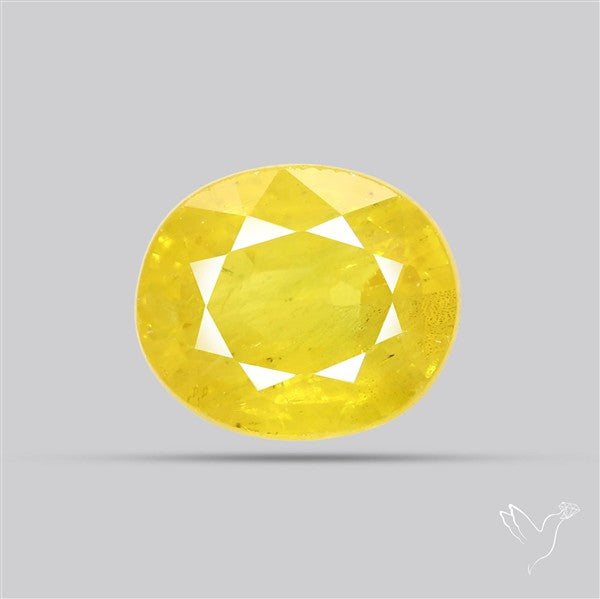 Faceted Yellow Sapphire