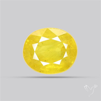 Faceted Yellow Sapphire