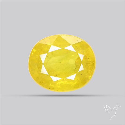 Faceted Yellow Sapphire