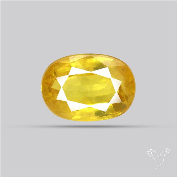 Faceted Yellow Sapphire