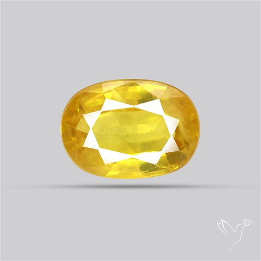 Faceted Yellow Sapphire