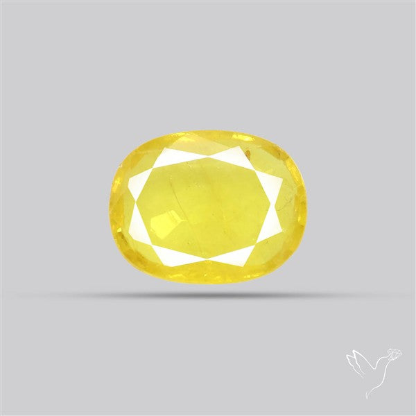 Faceted Yellow Sapphire