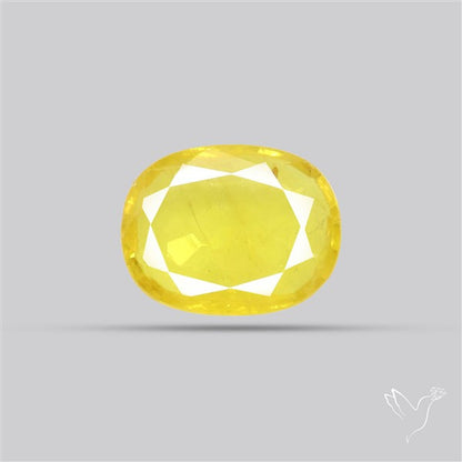 Faceted Yellow Sapphire