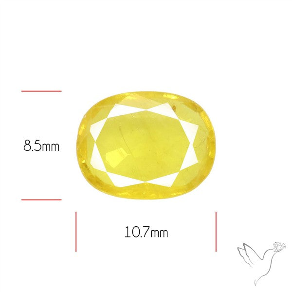Faceted Yellow Sapphire