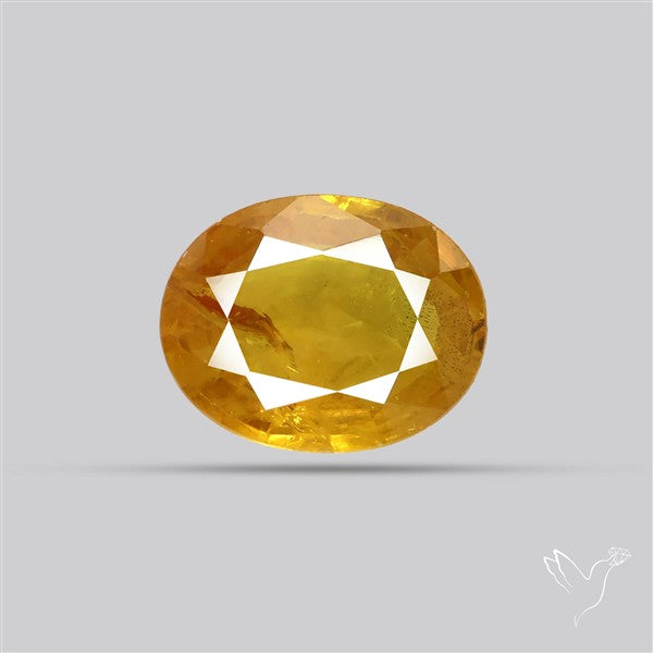 Faceted Yellow Sapphire